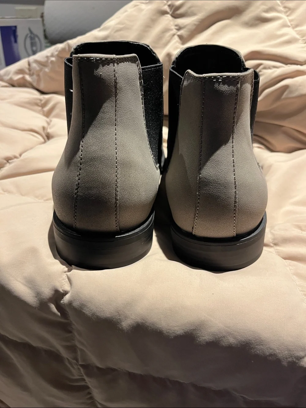 Madden Taupe Chelsea Ankle Boots men’s size 11 1/2 New without Box
